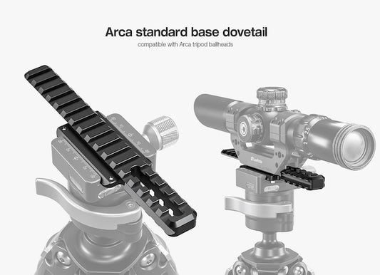 Leofoto GSA-180 ARCA PICATINNY RAIL - 180mm - Shooting Warehouse Sport Optics
