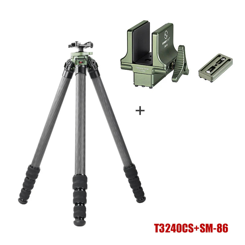 SUNWAYFOTO T3240CS (with SM-86 Clamp) RIFLE TRIPOD - Shooting Warehouse Sport Optics