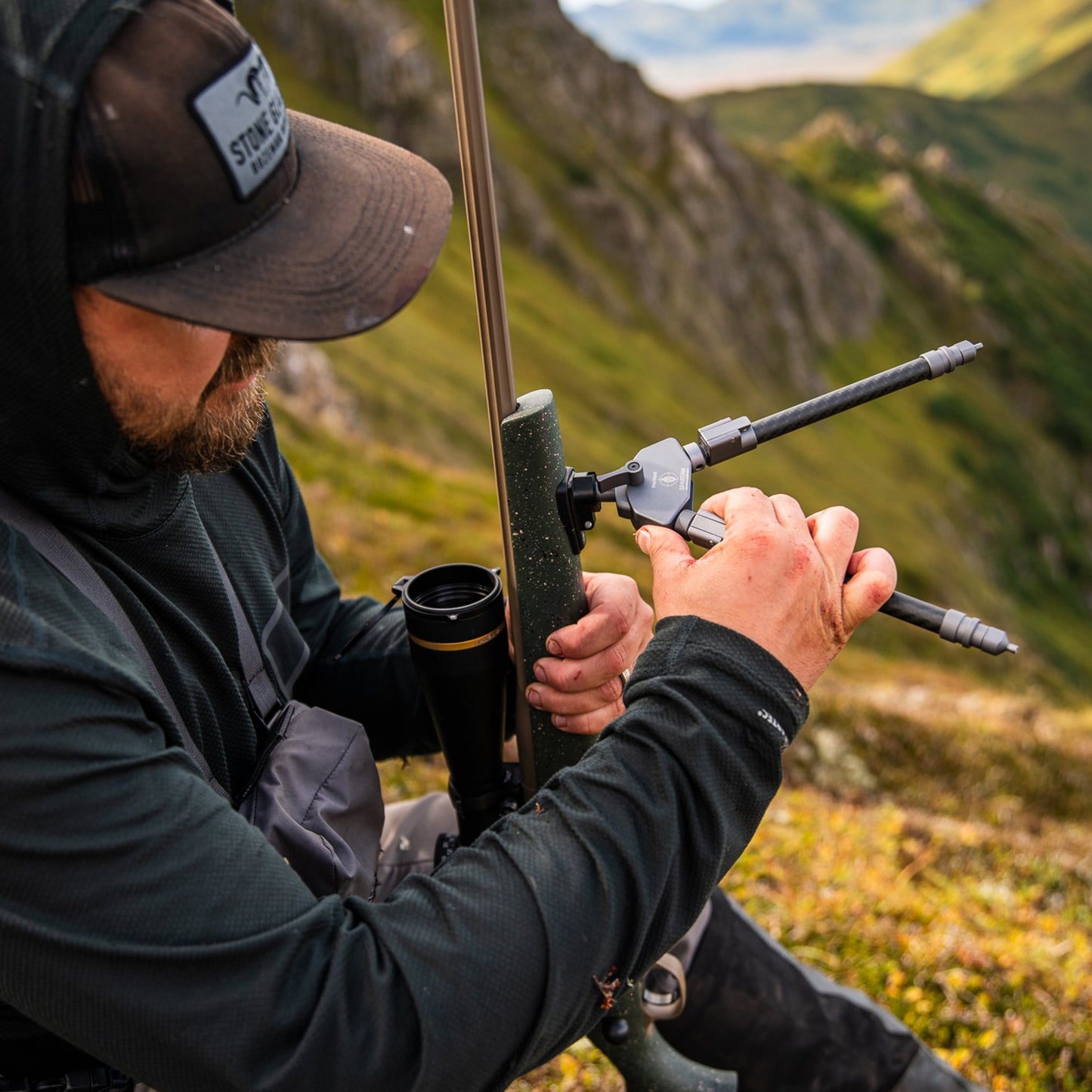 SPARTAN PRECISION - Javelin Bipod - Classic Rifle Adapter - Shooting Warehouse