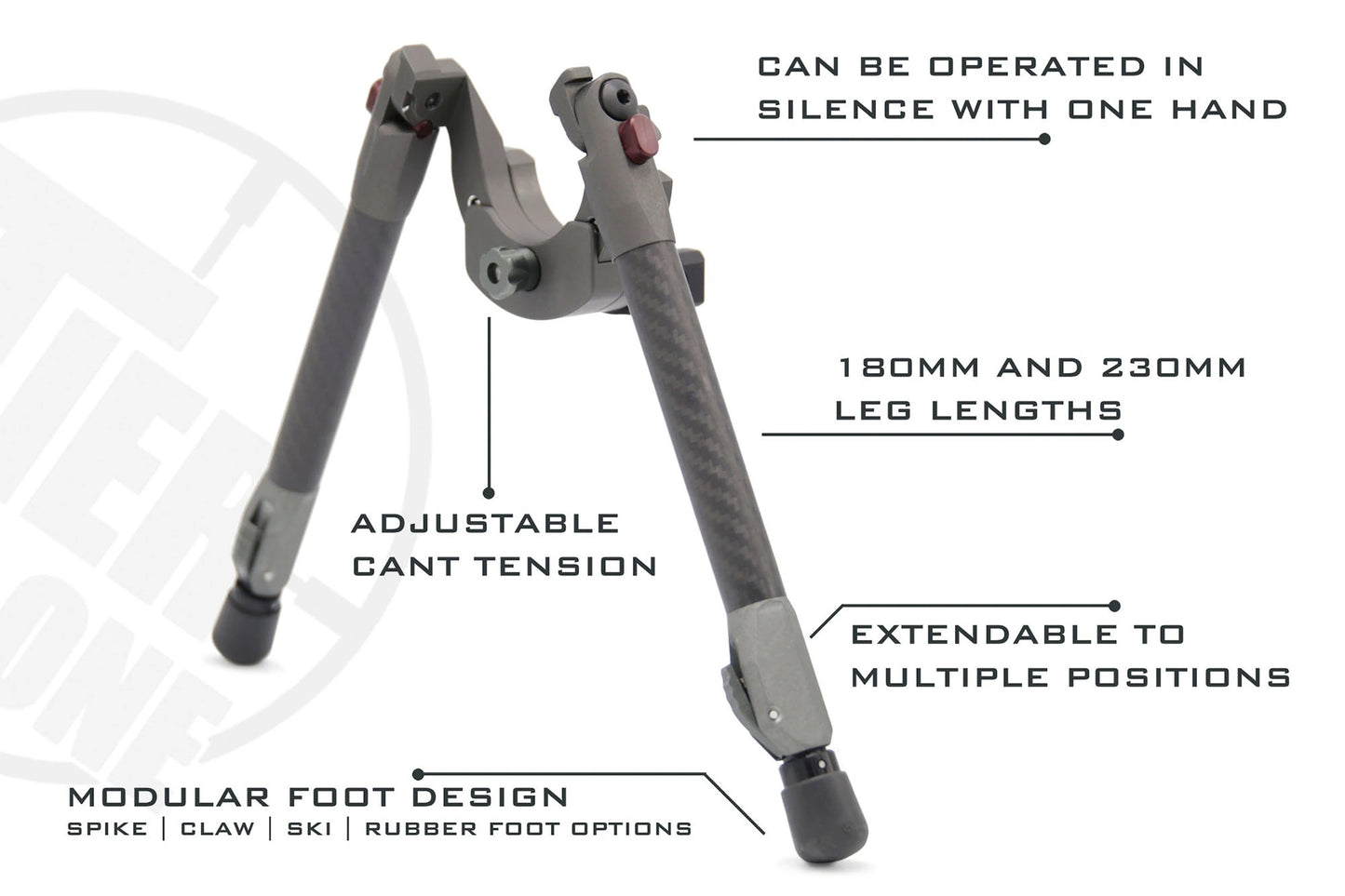 TIER-ONE EVOLUTION BIPOD - Shooting Warehouse