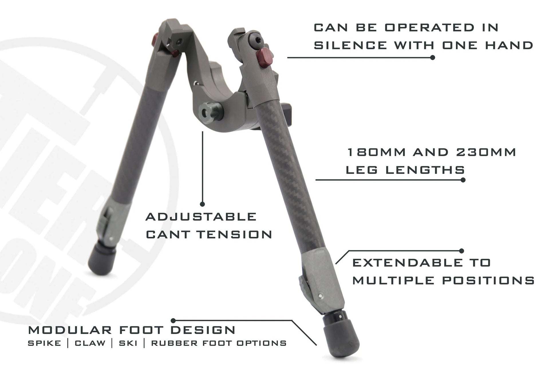 TIER-ONE EVOLUTION BIPOD - Shooting Warehouse