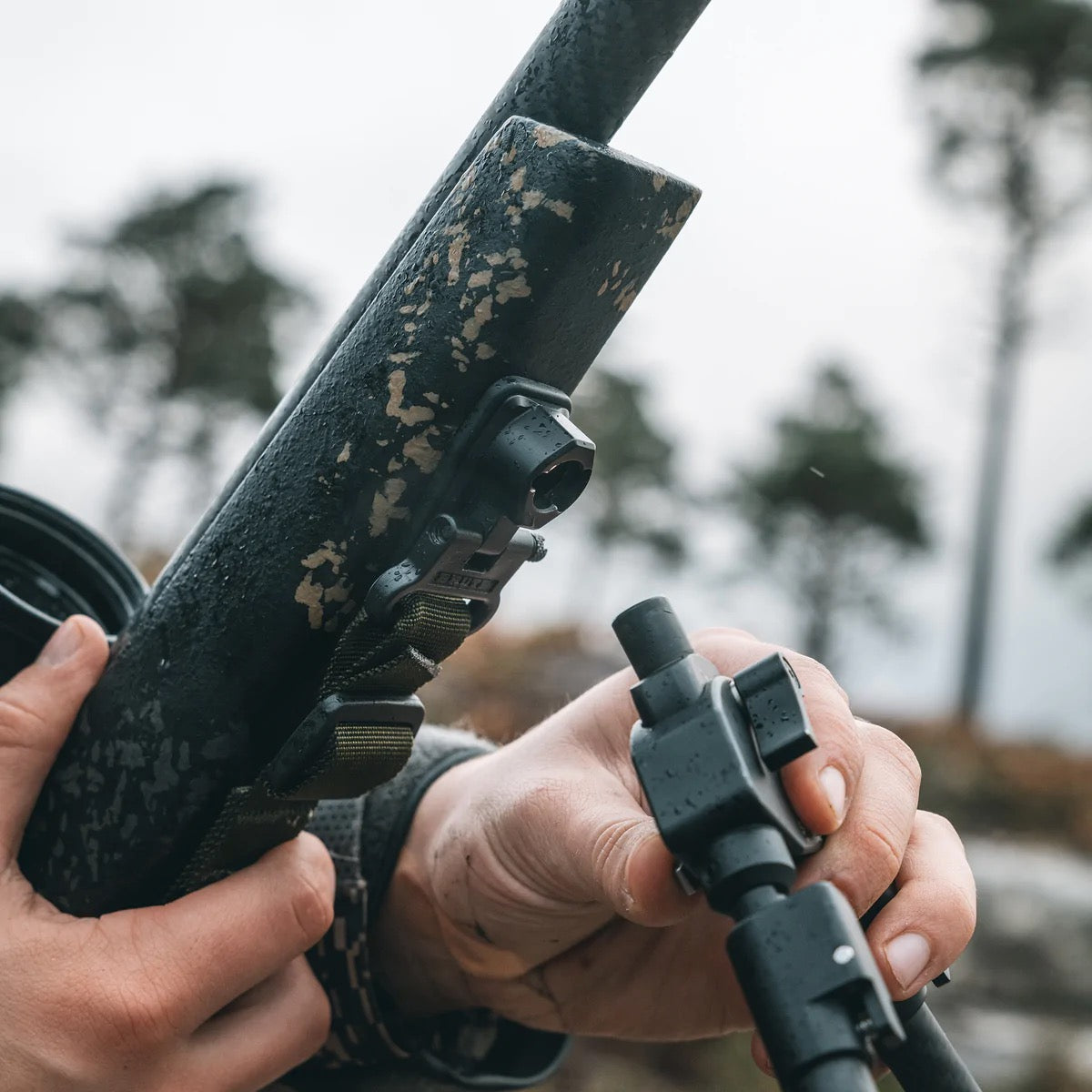 SPARTAN PRECISION - Javelin Pro Hunt TAC Bipod (Now in BLACK) - Shooting Warehouse