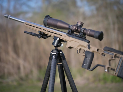 LEOFOTO SA-403CX RIFLE TRIPOD + MA-40X RAPID LOCK Ballhead (Arca & Picatinny Clamp) - Shooting Warehouse Sport Optics