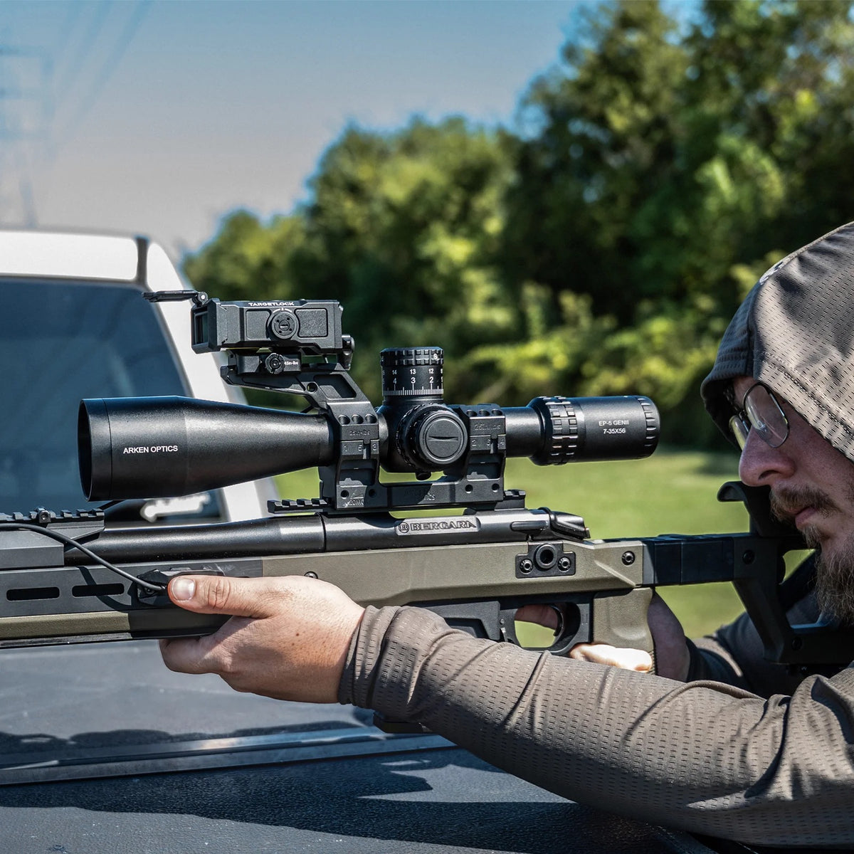 ARKEN OPTICS Rigid Precision PRS Scope Mount 34mm-1.50" (20 MOA) - COMING MID-NOVEMBER!!