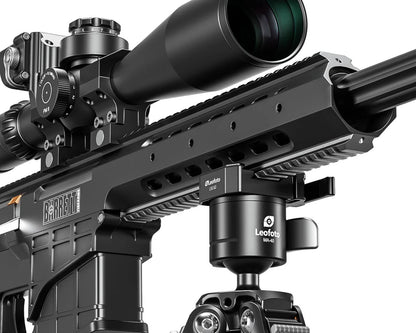 LEOFOTO SA-403CX RIFLE TRIPOD + MA-40X RAPID LOCK Ballhead (Arca & Picatinny Clamp) - Shooting Warehouse Sport Optics