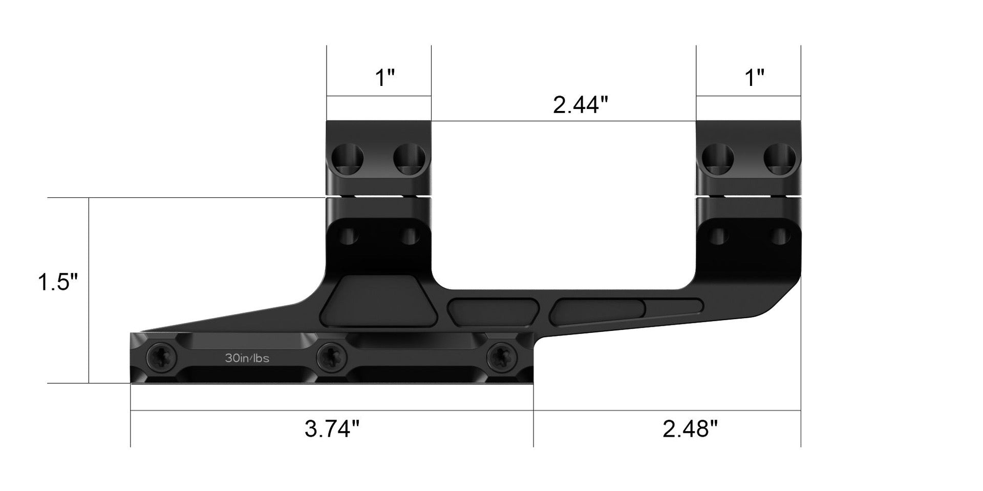 ARKEN OPTICS Rigid Precision One-Piece Mount - Shooting Warehouse