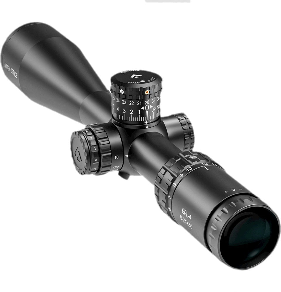 ARKEN OPTICS EPL4 6-24x50 FFP VHR Illuminated Reticle - Shooting Warehouse
