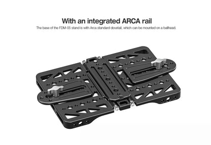 LEOFOTO FDM-05 Foldable TAC TABLE | Integrated Arca Rail and MBC-22 MINI BALL HEAD - Shooting Warehouse Sport Optics