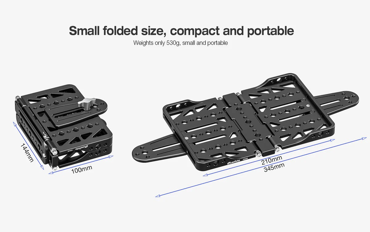 LEOFOTO FDM-05 Foldable TAC TABLE | Integrated Arca Rail