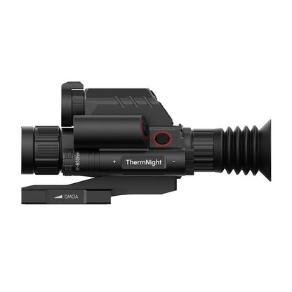 DNT OPTICS TNC225R - THERMNIGHT Thermal & Night Vision Scope with Laser Rangefinder and Ballistic Calculator - Shooting Warehouse Sport Optics