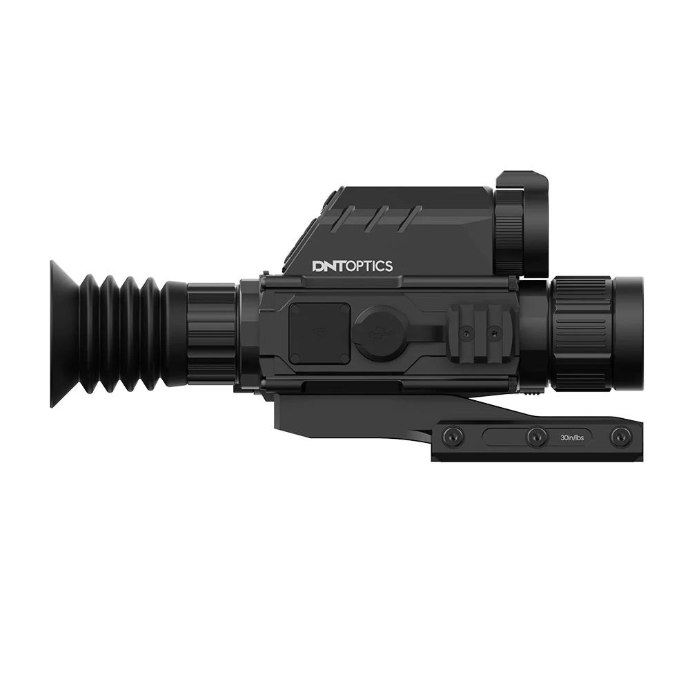 DNT OPTICS TNC225R - THERMNIGHT Thermal & Night Vision Scope with Laser Rangefinder and Ballistic Calculator