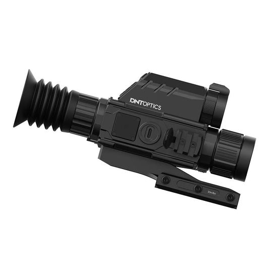 DNT OPTICS TNC225R - THERMNIGHT Thermal & Night Vision Scope with Laser Rangefinder and Ballistic Calculator - Shooting Warehouse Sport Optics