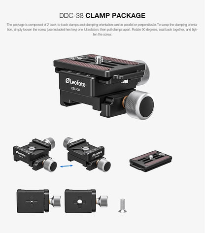 LEOFOTO FDM-03 Binocular/Rangefinder Rail Kit | Length: 320mm - Shooting Warehouse Sport Optics
