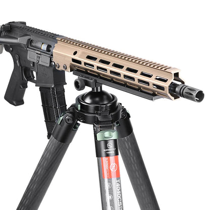 LEOFOTO T4040CS RIFLE TRIPOD with Dynamic Ball Head Set - Shooting Warehouse Sport Optics