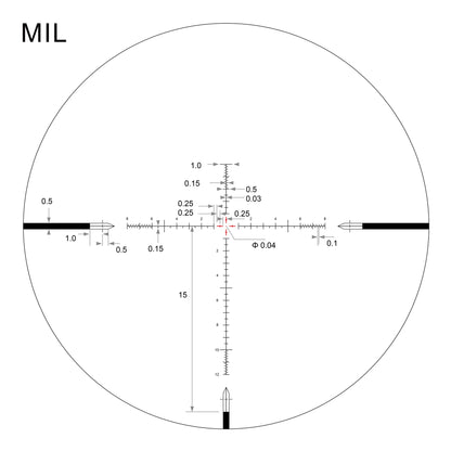 ARKEN OPTICS EPL4 4-16x44 FFP MIL VHR Illuminated Reticle - Shooting Warehouse