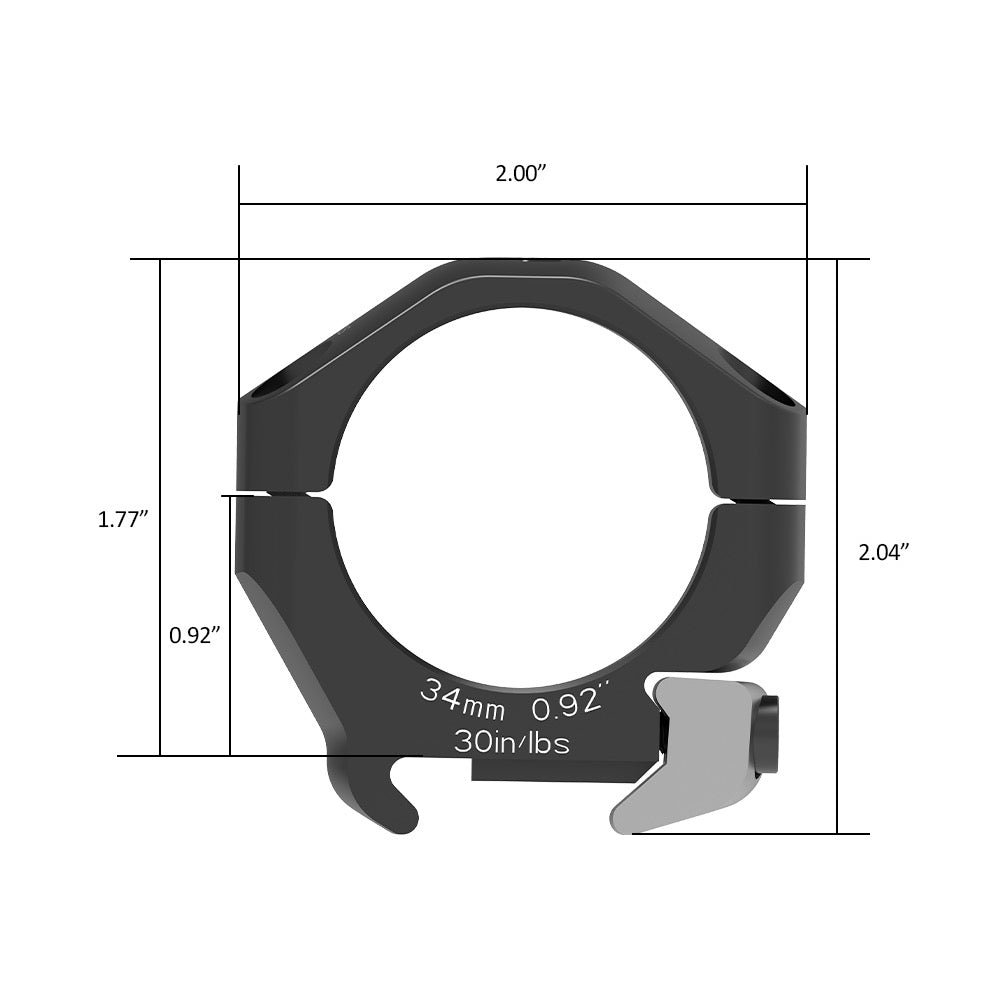ARKEN OPTICS HALO SCOPE RINGS