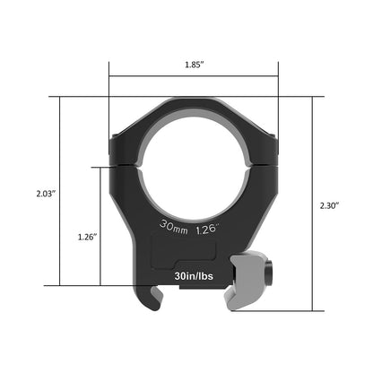 ARKEN OPTICS HALO SCOPE RINGS - Shooting Warehouse Sport Optics