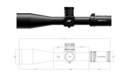 DNT Optics THE ONE 7-35x56 Illuminated TOR FFP - Zero Stop - 34mm Tube - Shooting Warehouse Sport Optics