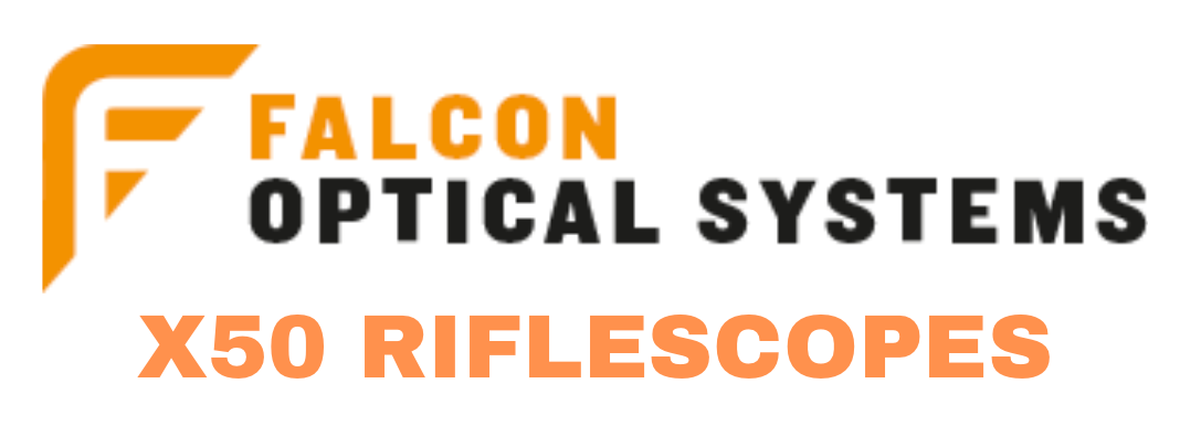 Falcon Optics X50 10-50x60 SFP Riflescope with MOA Reticle, and 1/8 MOA Click Adjustments - Shooting Warehouse Sport Optics