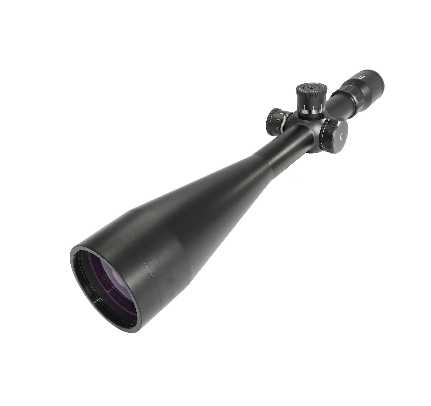 Falcon Optics X50 10-50x60 SFP Riflescope with MOA Reticle, and 1/8 MOA Click Adjustments - Shooting Warehouse Sport Optics