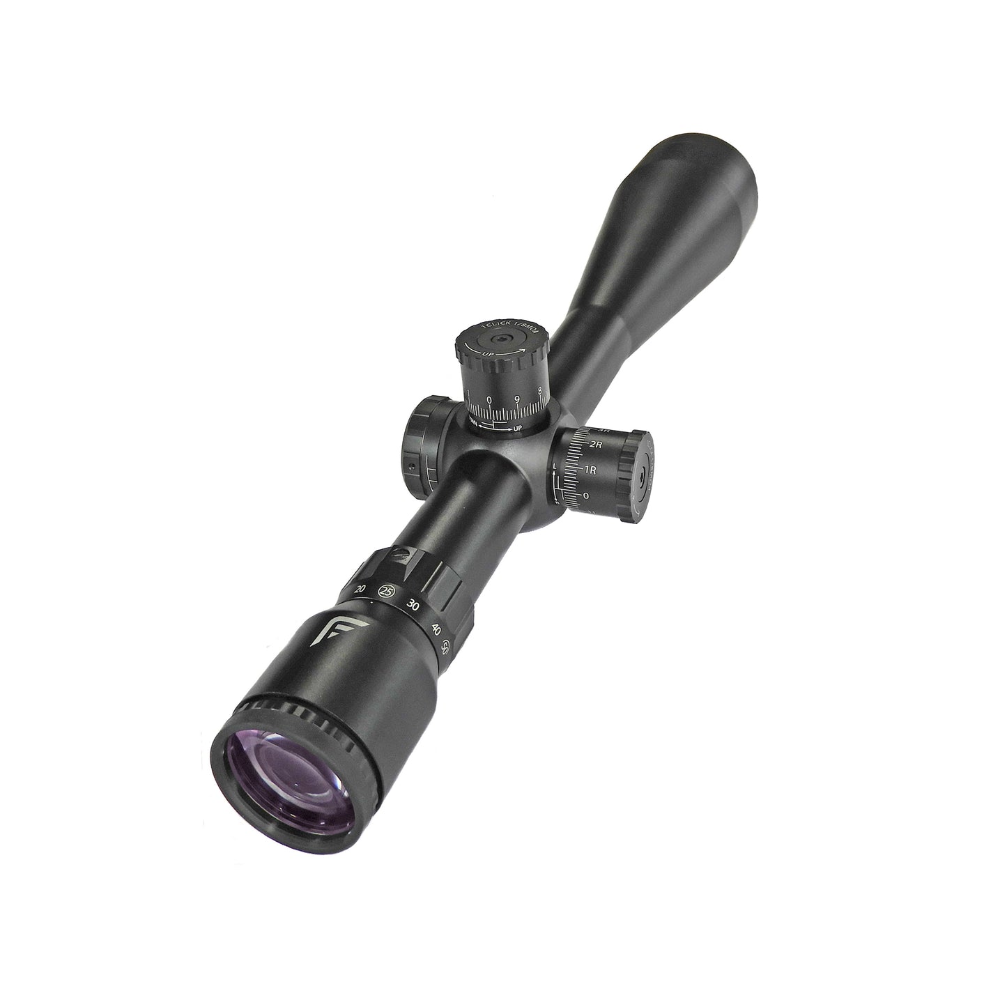 Falcon Optics X50 10-50x60 SFP Riflescope with MOA Reticle, and 1/8 MOA Click Adjustments - Shooting Warehouse Sport Optics