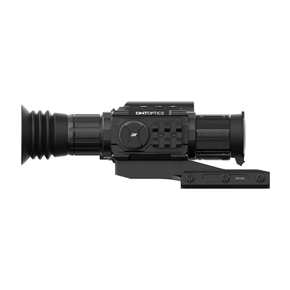 DNT OPTICS TNC225R - THERMNIGHT Thermal & Night Vision Scope with Laser Rangefinder and Ballistic Calculator - Shooting Warehouse Sport Optics