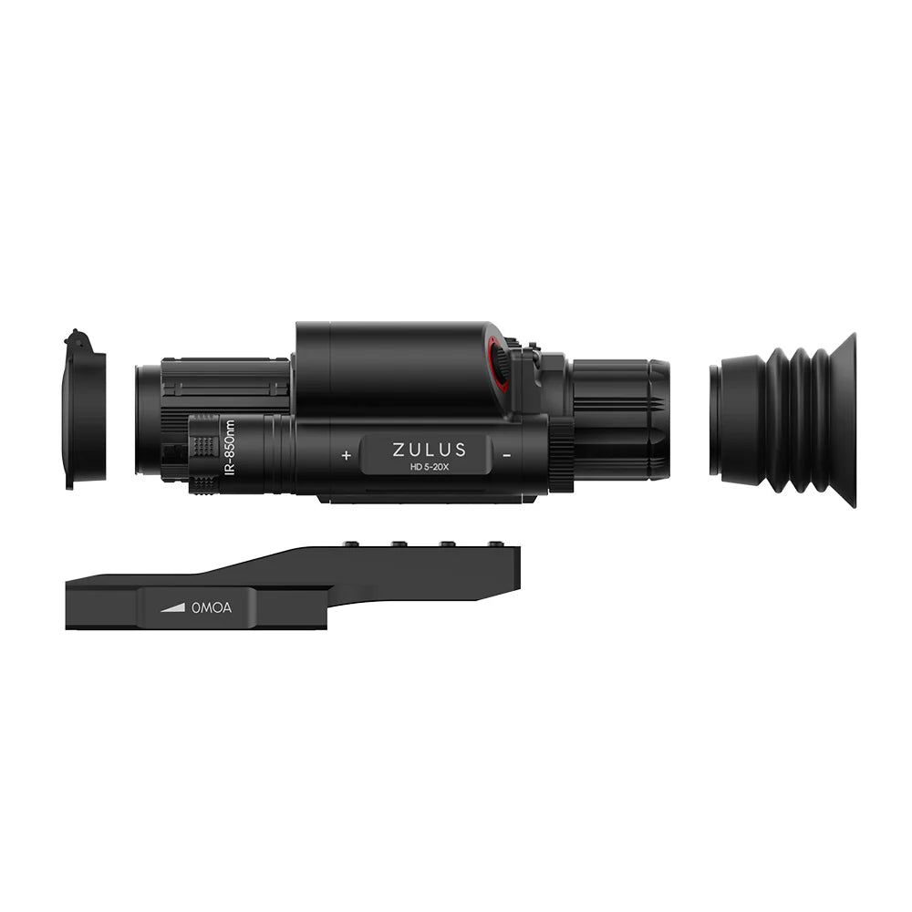 DNT OPTICS ZULUS HD 5-20x Day/Night Digital - With Laser Rangefinder And Ballistic Calculator - Shooting Warehouse Sport Optics