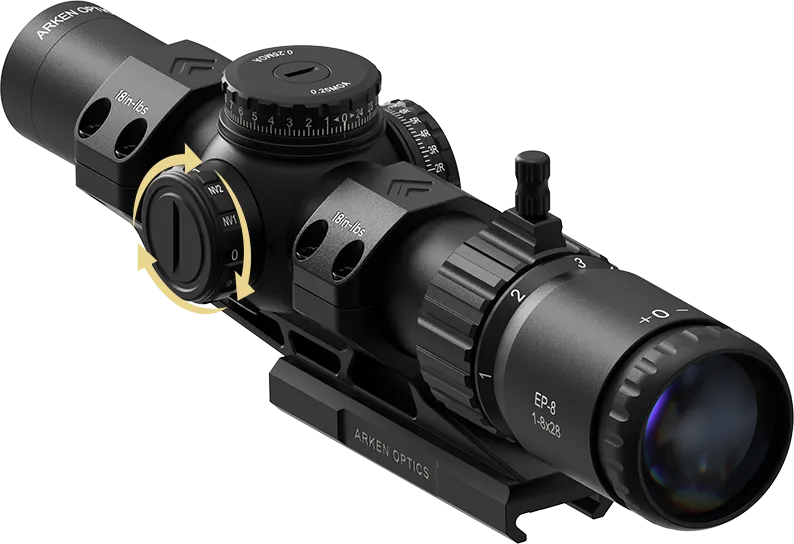 ARKEN OPTICS EP-8 (1-8x28) FFP LPVO - KLGRID - NEW for 2026!!