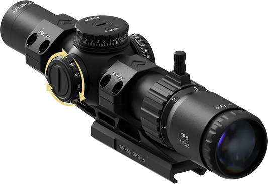 ARKEN OPTICS EP-8 (1-8x28) FFP LPVO - KLGRID - NEW for 2026!!