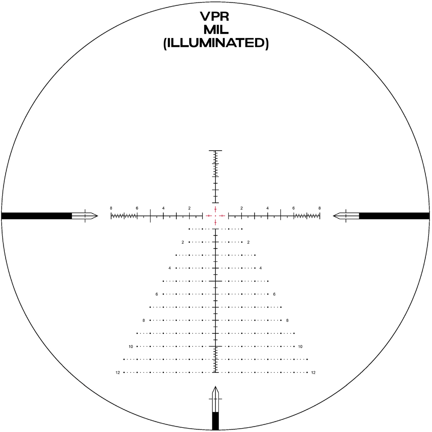 ARKEN OPTICS EPL4 6-24x50 FFP VHR Illuminated Reticle - Shooting Warehouse
