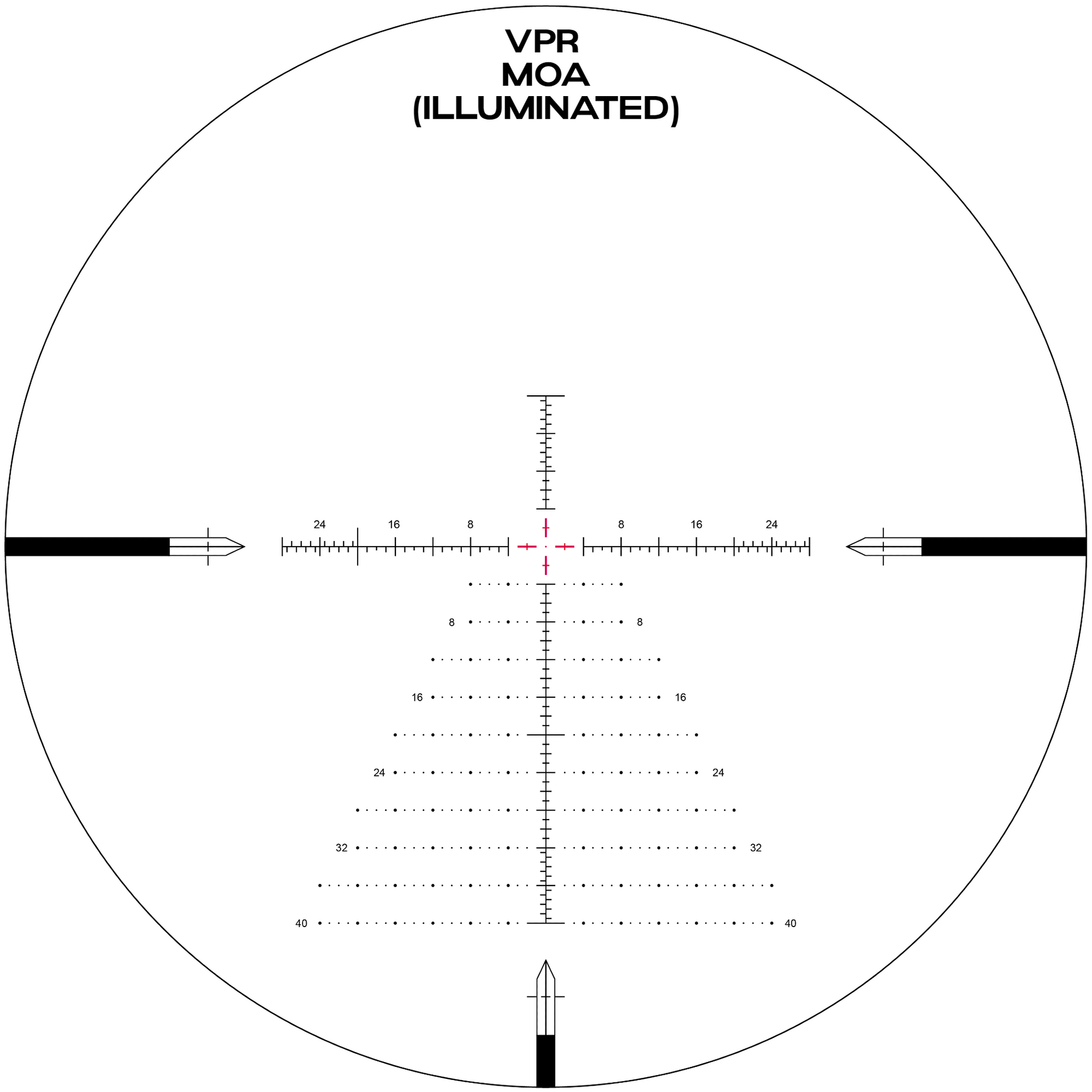 ARKEN OPTICS EPL4 6-24x50 FFP VHR Illuminated Reticle - Shooting Warehouse