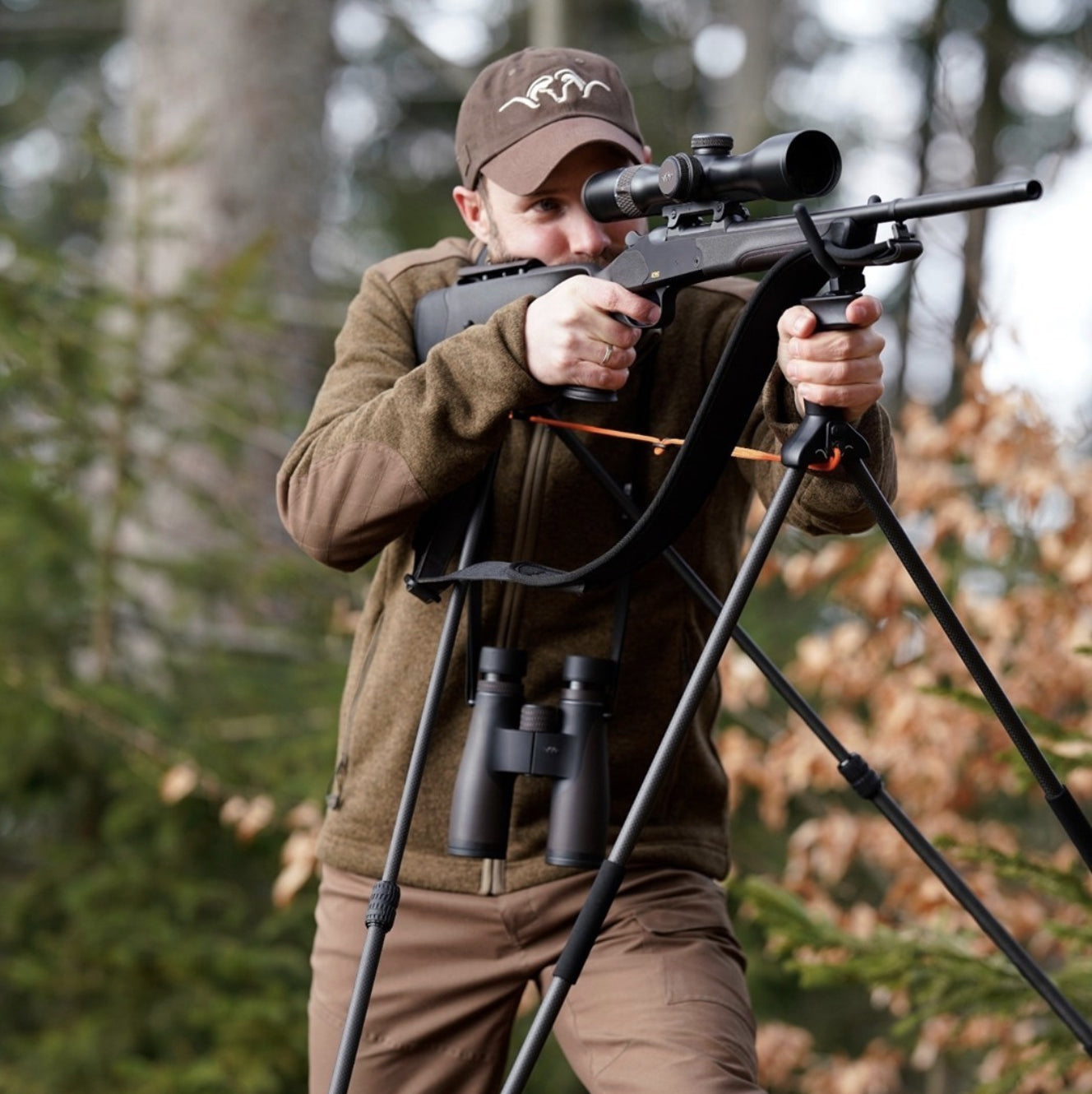 BLASER CARBON QUAD SHOOTING STICK 2.0 - Shooting Warehouse
