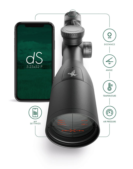 Swarovski DS 5-25x52 GEN II with 4A-i Illuminated Reticle - Shooting Warehouse