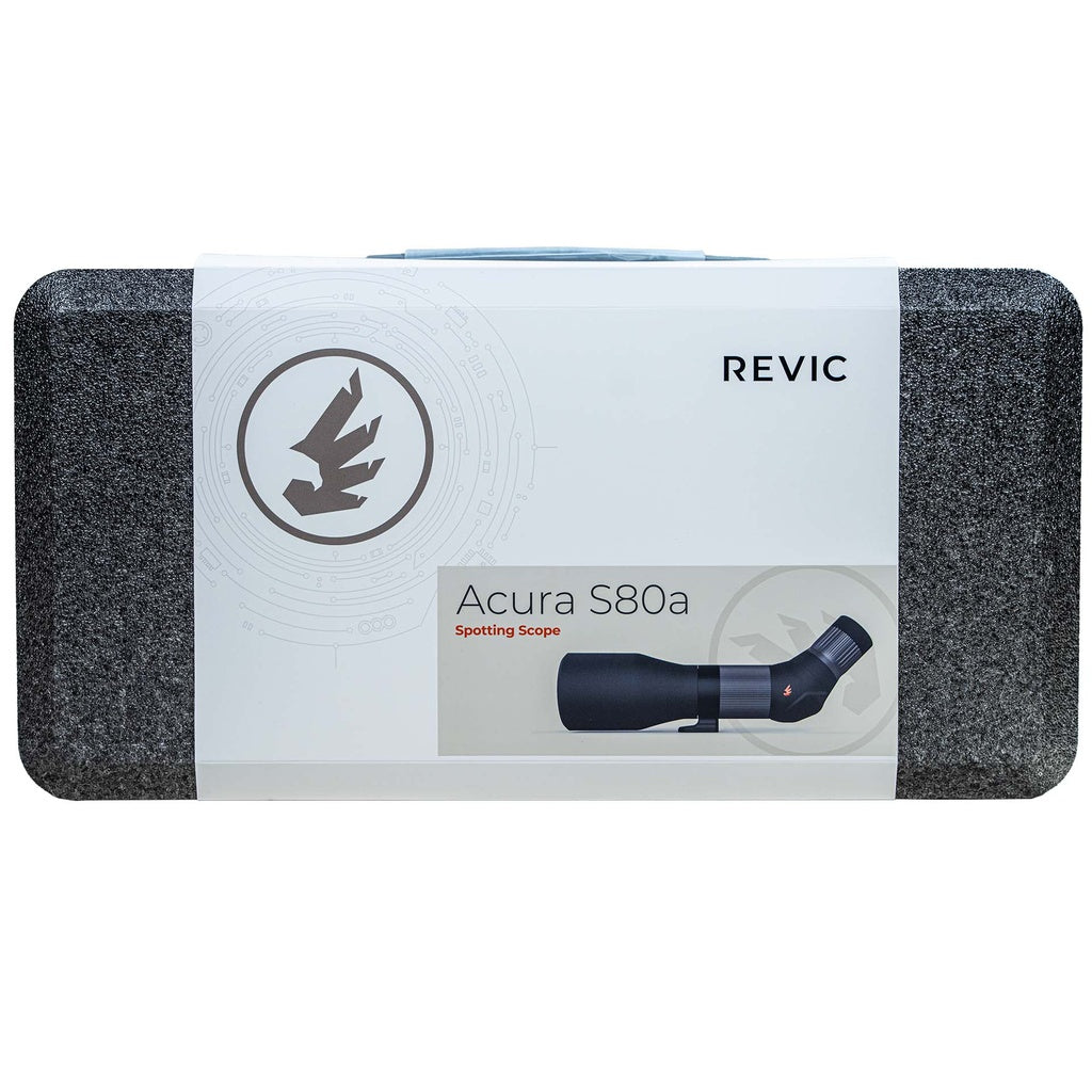 REVIC OPTICS ACURA S80A SPOTTING SCOPE INCLUDES TWO EYEPIECES ZOOM